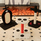 Happy & Polly Gothic Cat Scratcher 3-Pc Set Spooky Scratching Post | 3-Piece Halloween Cat Scratching Set,Tombstone Skul